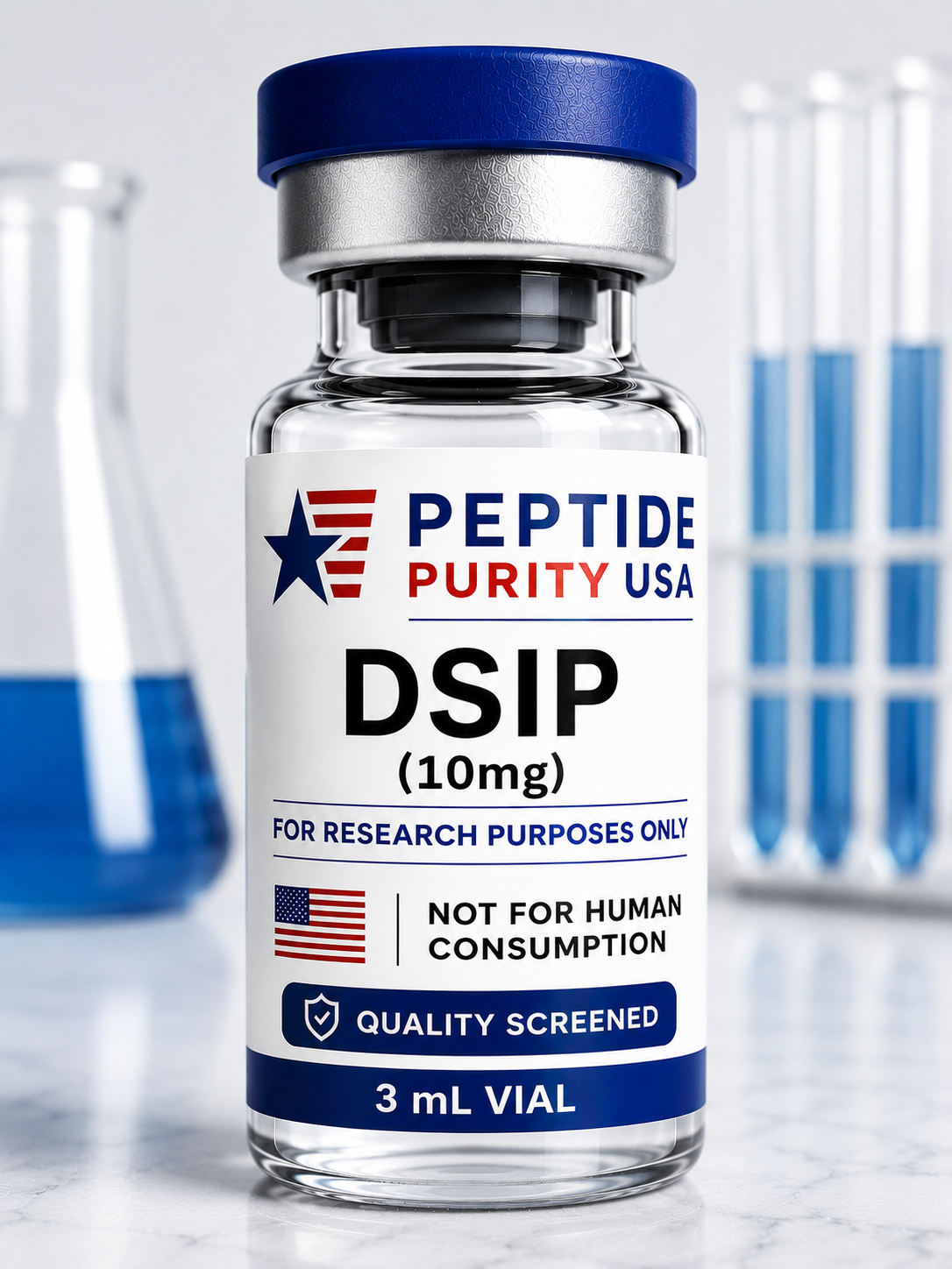 DSIP 10mg research vial