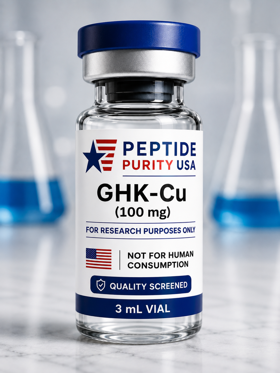 GHK-Cu 100mg research vial