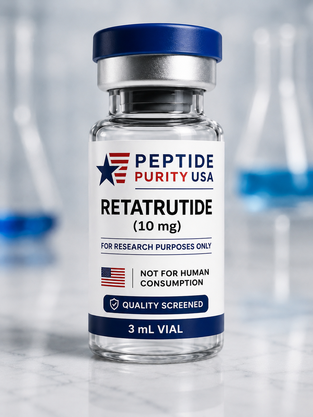 Retatrutide 10mg research vial