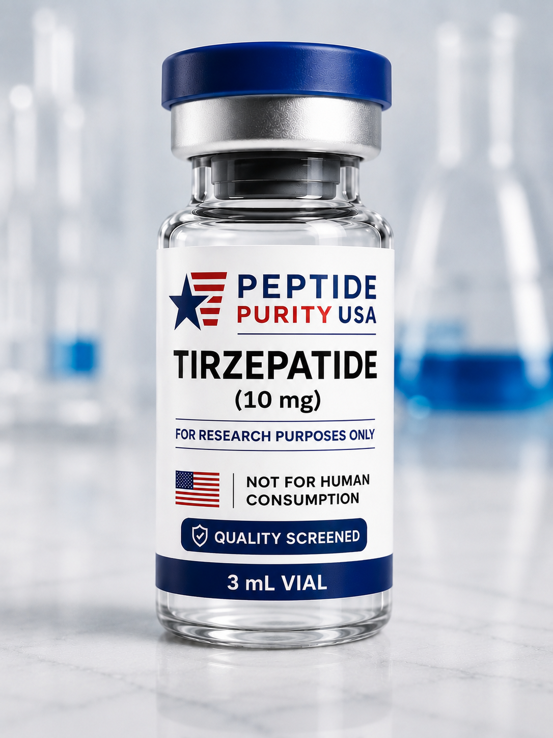 Tirzepatide 10mg research vial
